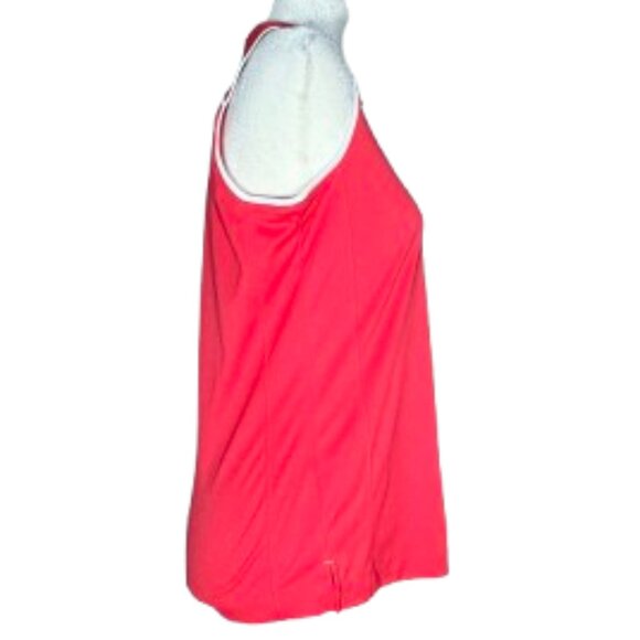 Slazenger Women's Pink 1/4 Zip Sleeveless Polo Golf Shirt Size Medium - Picture 5 of 8